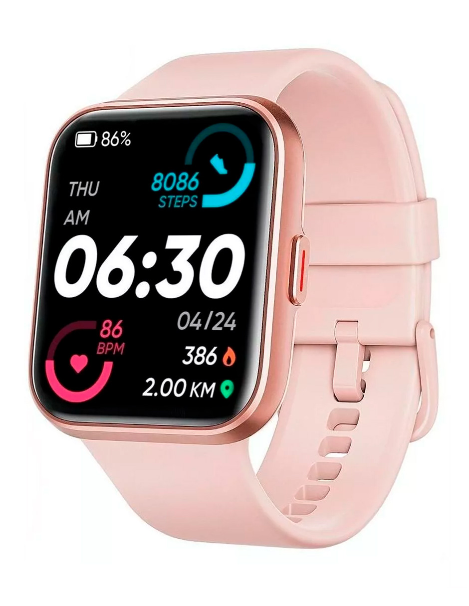 Reloj Inteligente Petukita Box 208bt 1.7'' De Pantalla color Rosa