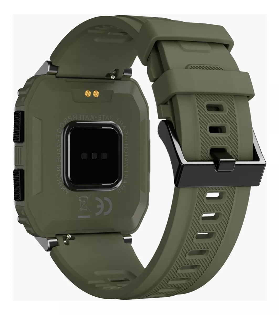 Foto 5 pulgar | Smartwatch Fralugio T3 Sport Rough 1.95 Full color Verde