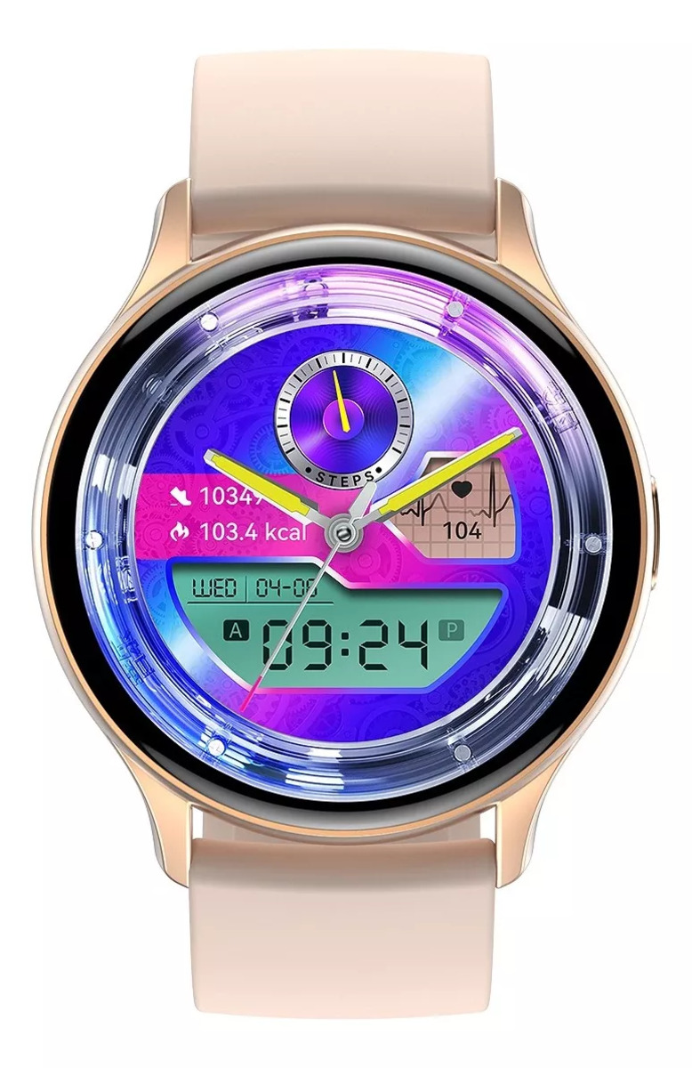 Foto 4 pulgar | Smartwatch Fralugio Hk89 Amoled Full Touch 1.43´ Nfc color Rosa