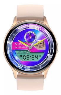 Foto 3 | Smartwatch Fralugio Hk89 Amoled Full Touch 1.43´ Nfc color Rosa