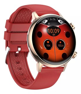 Foto 3 | Smartwatch Fralugio Hk39 1.1´Amoled Hr Bp color Rojo
