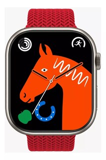Foto 3 | Smartwatch Hk9 Pro Fralugio Mide Glucosa color Rojo