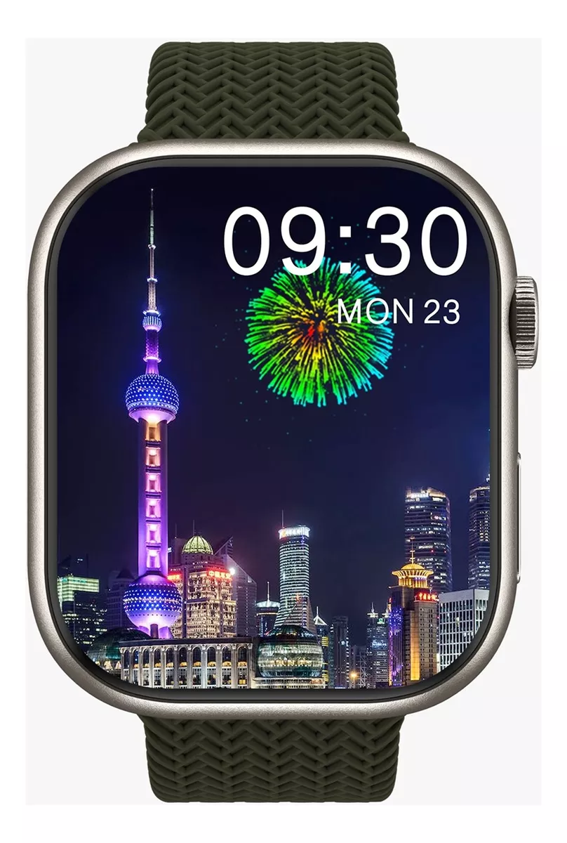 Foto 2 | Smartwatch Fralugio Hk9 Pro Mide Glucosa color Verde