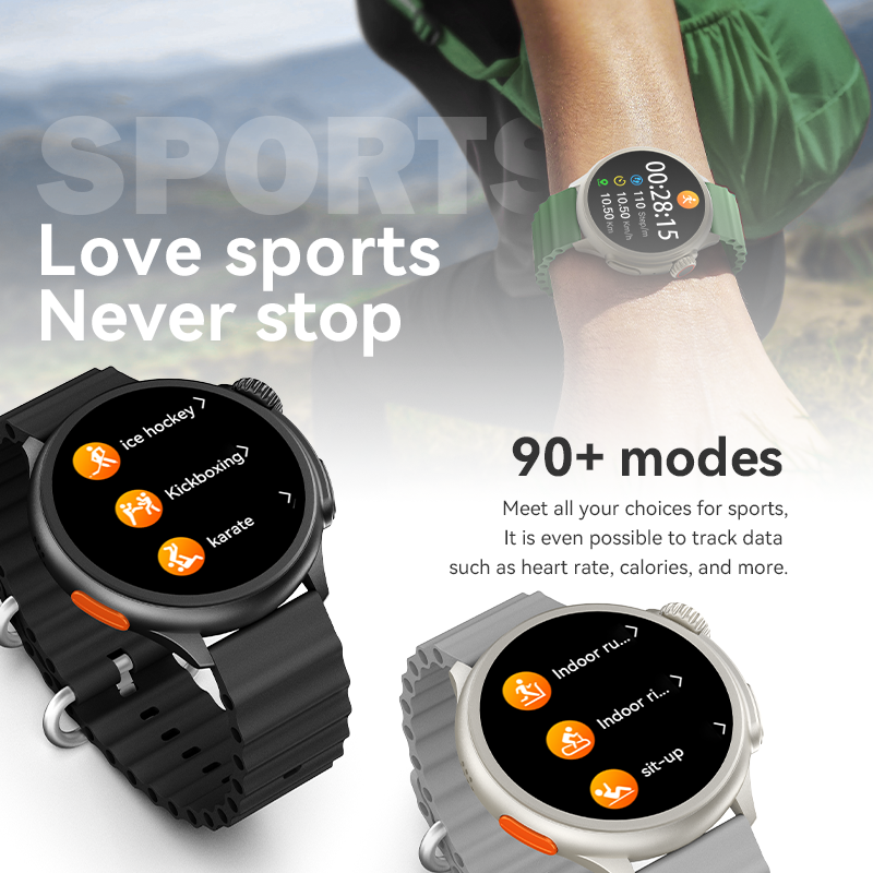 Foto 9 pulgar | Smartwatch Hw3 Ultra Max Serie 9 By Ns Tech color Negro