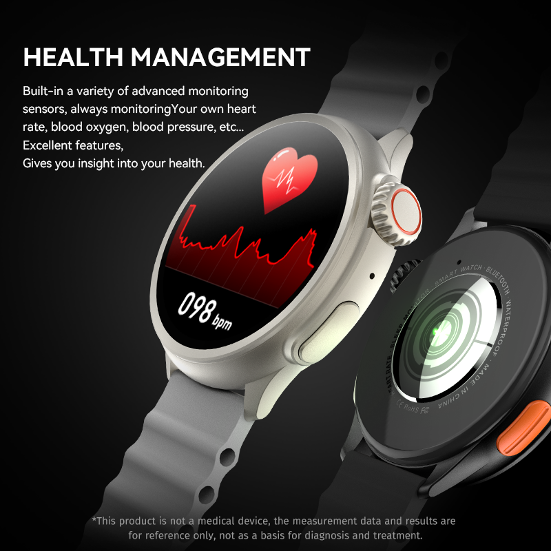 Foto 8 pulgar | Smartwatch Hw3 Ultra Max  Serie 9 By Ns Tech Naranja