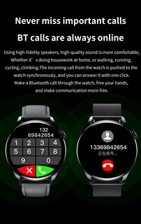 Foto 6 | Smartwatch Ns Tech Gt5 Pro color Plata