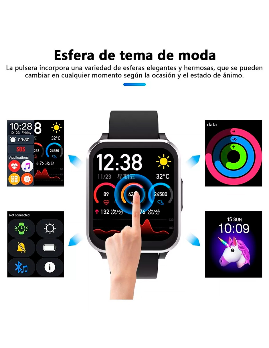 Foto 7 | Reloj Inteligente Petukita Box Ml7 con Llamadas