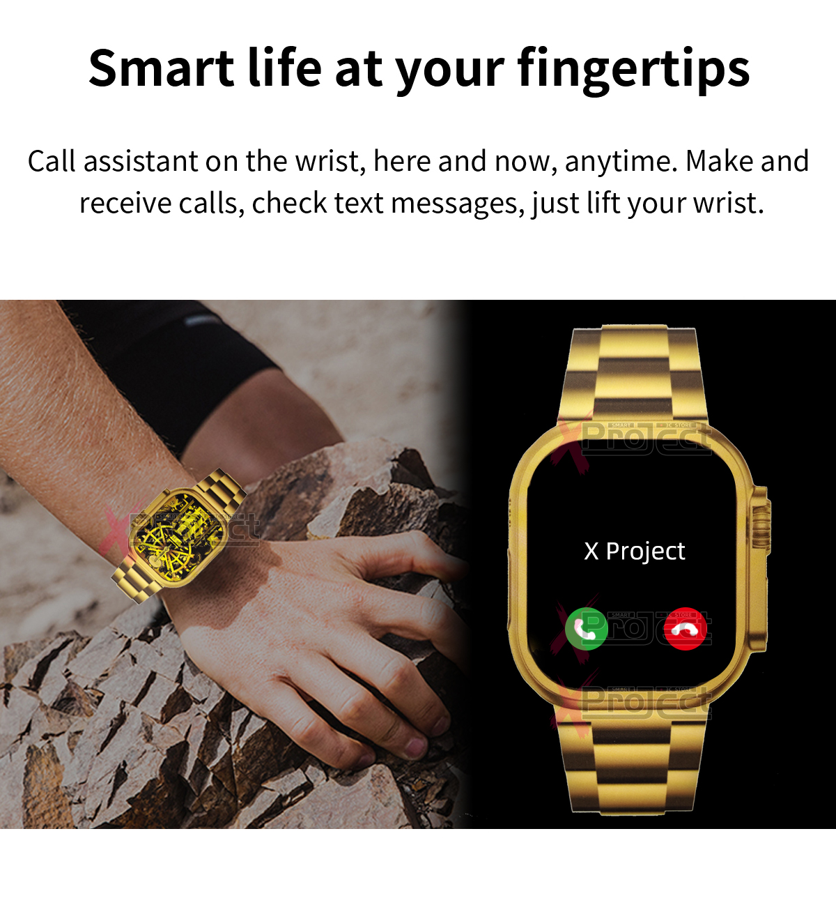 Foto 8 pulgar | Smartwatch G9 Ultra Pro Oro