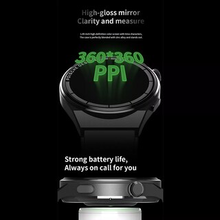 Foto 3 | Smartwatch GT3 MAX By Ns Tech color Plata con 2 Extensibles Intercambiables en Silicon y Metálico y Carga Inalámbrica
