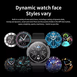 Foto 5 | Smartwatch GT3 MAX By Ns Tech color Plata con 2 Extensibles Intercambiables en Silicon y Metálico y Carga Inalámbrica