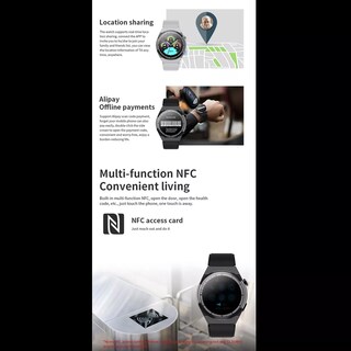 Foto 6 | Smartwatch GT3 MAX By Ns Tech color Plata con 2 Extensibles Intercambiables en Silicon y Metálico y Carga Inalámbrica