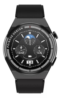 Foto 1 | Smartwatch GT3 MAX By Ns Tech color Negro con 2 Extensibles Intercambiables en Silicon y Metálico Carga Inalámbrica