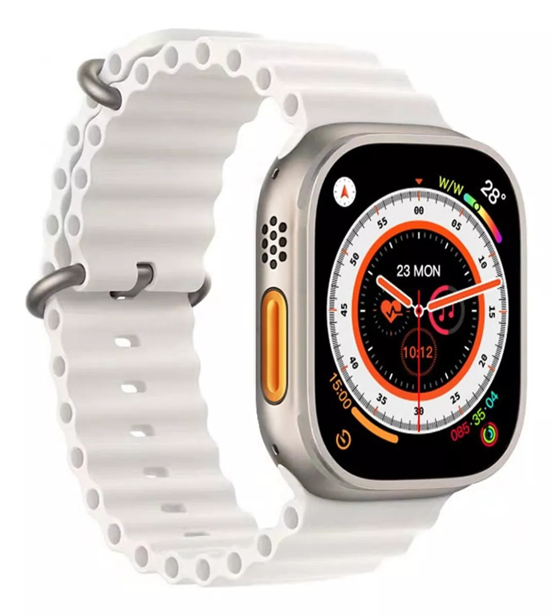 Foto 2 pulgar | Smartwatch Fralugio Mt78 color Blanco