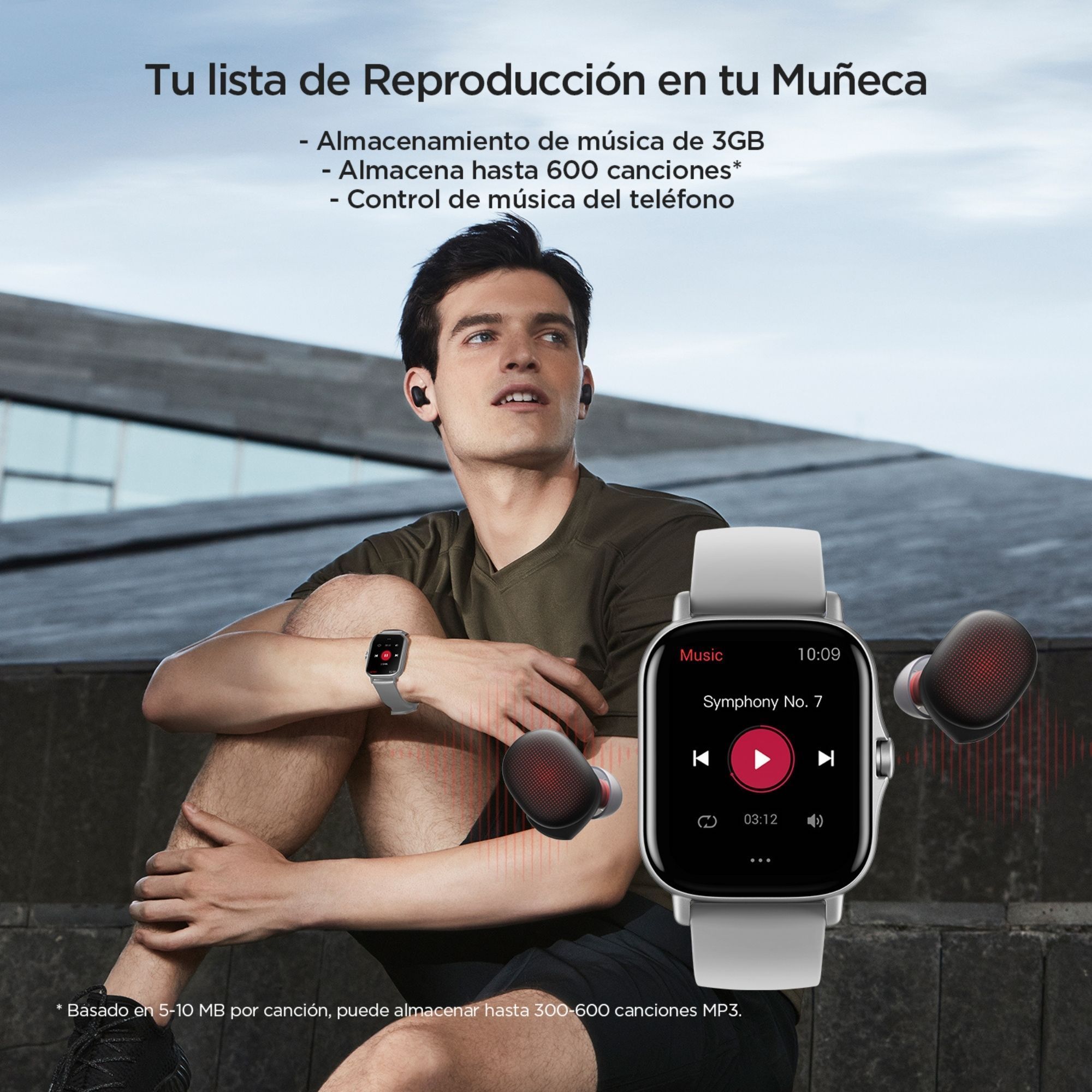 Foto 8 pulgar | Smartwatch Amazfit GTS 2 color Gris con GPS