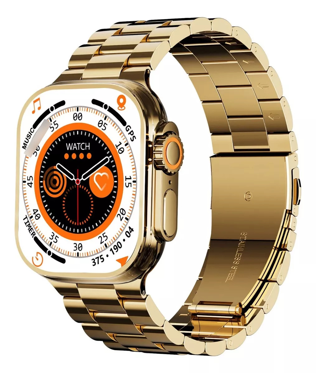 Smartwatch Fralugio WS09 Ultra color Dorado