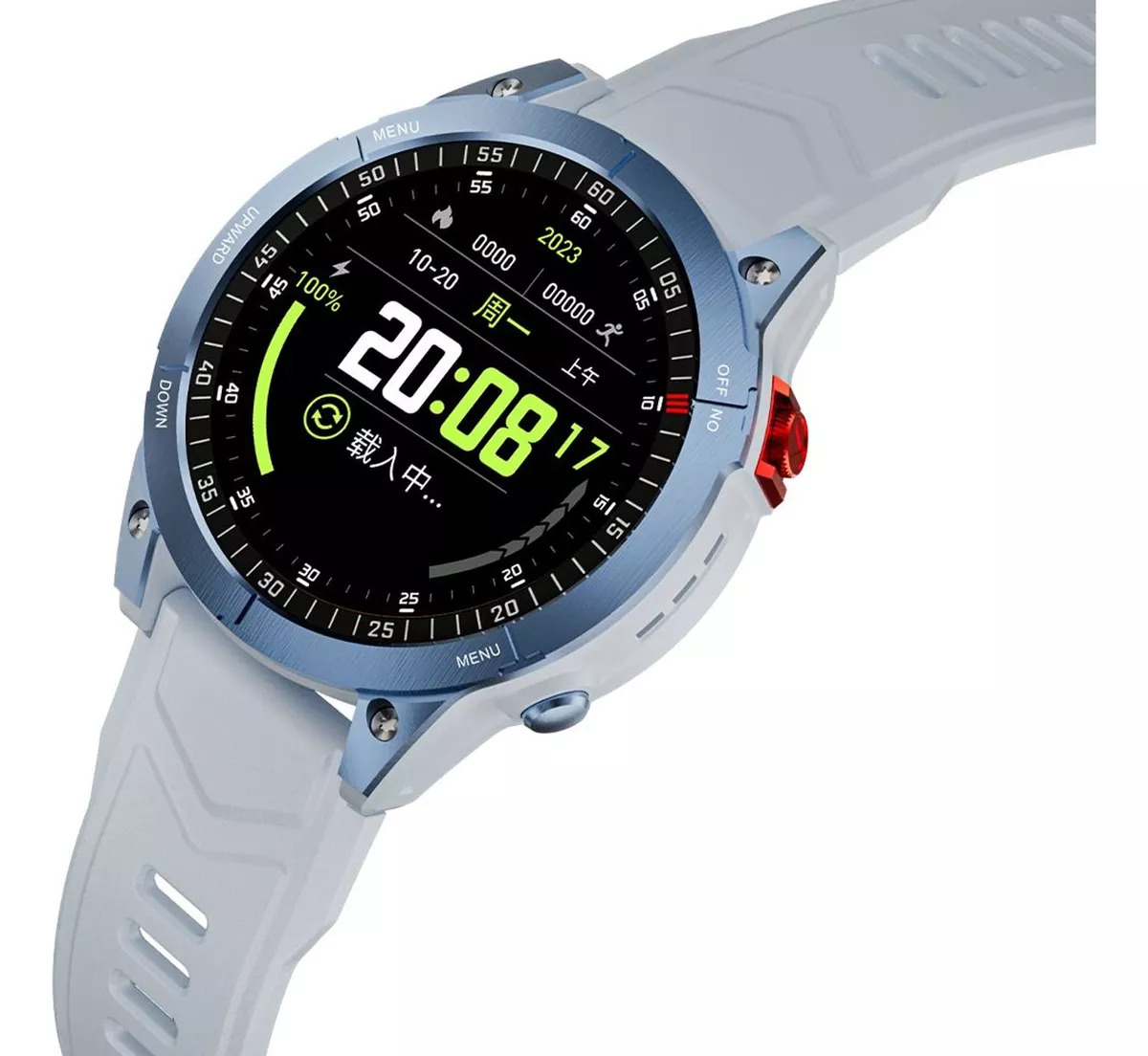 Foto 2 | Reloj Smartwatch Fralugio Gs Fenix 7 Fralugio Hr Bp Spo2 Deportivo Azul