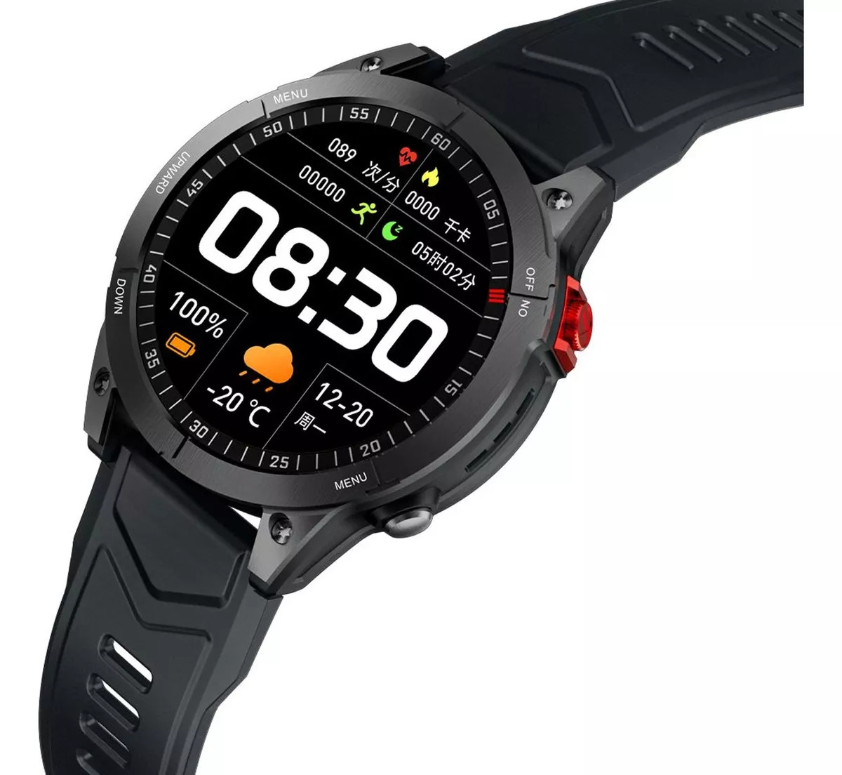 Foto 6 pulgar | Reloj Inteligente Smartwatch Fralugio Gs Ultimate HD 1.52 Negro