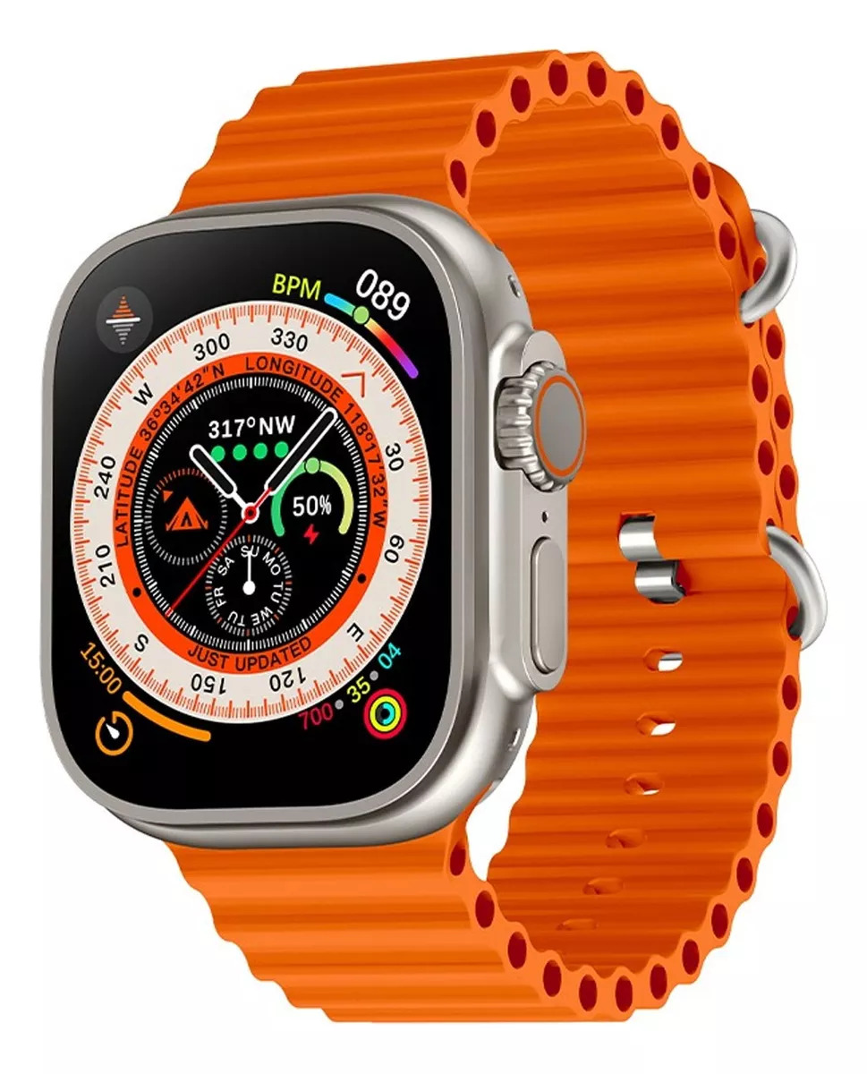 Foto 2 pulgar | Smartwatch Fralugio X8 4G  color Naranja Android 10Wifi 2GB RAM 16GB