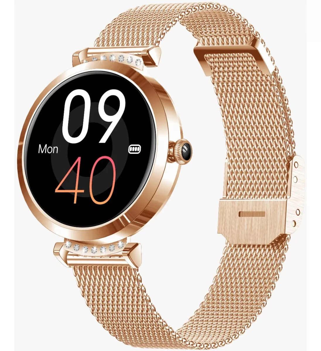 Foto 5 pulgar | Smartwatch Ny22 Fralugio color Dorado de Dama Bp Spo2