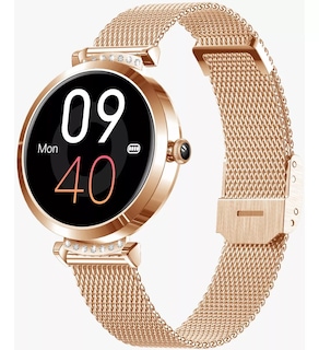 Foto 4 | Smartwatch Ny22 Fralugio color Dorado de Dama Bp Spo2