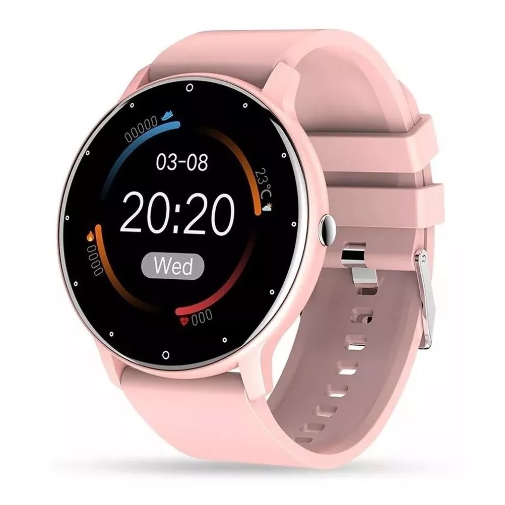 Smartwatch Genérico Zl02 Bluetooth color Rosa