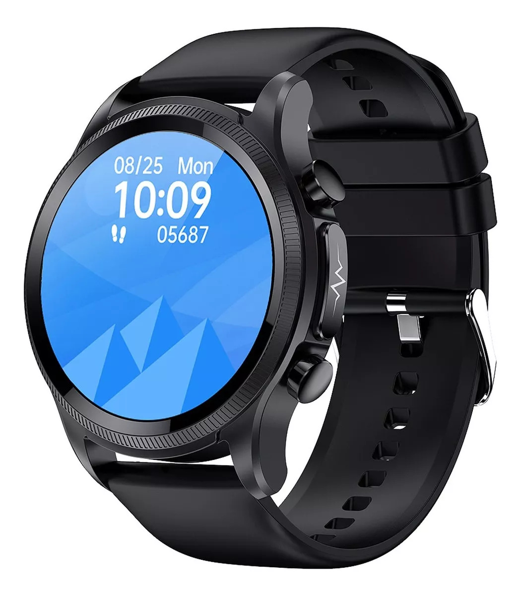 Smartwatch Fralugio E400 color Negro ECG Real Spo2 HR