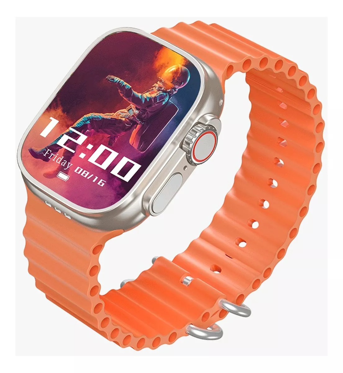 Foto 3 pulgar | Reloj Smartwatch Fralugio Dw88 4g Wifi Android 8.1 1gb Ram 16gb Rom color Naranja