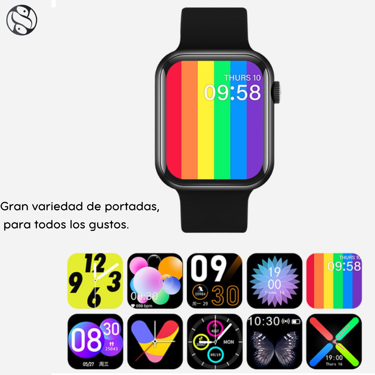 Foto 3 pulgar | Smartwatch Dosyu T500 color Negro para Android y Apple