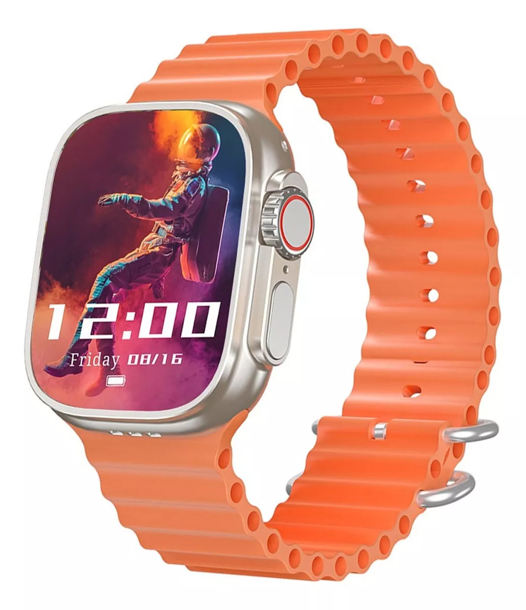 Foto 2 pulgar | Smartwatch Fralugio Dw88 4g Wifi Android 8.1 2gb Ram 16gb Rom color Anaranjado