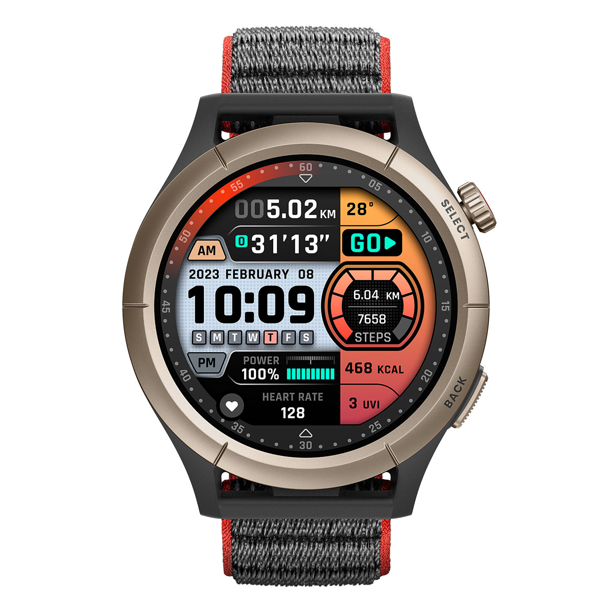 Foto 2 | Smartwatch Amazfit Cheetah Pro Black Titanium Gps + Alexa