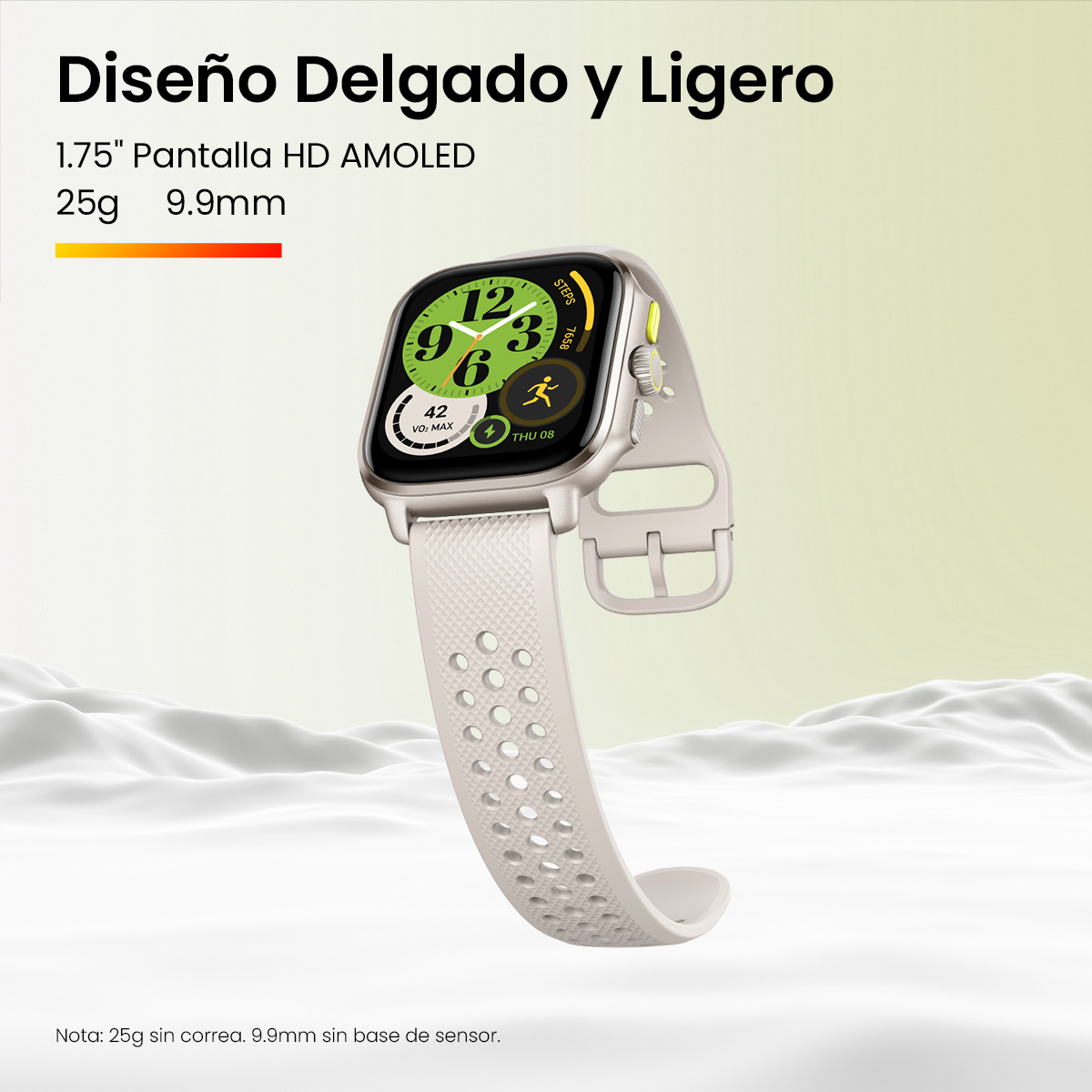 Foto 8 pulgar | Smartwatch Amazfit Cheetah Square color Blanco