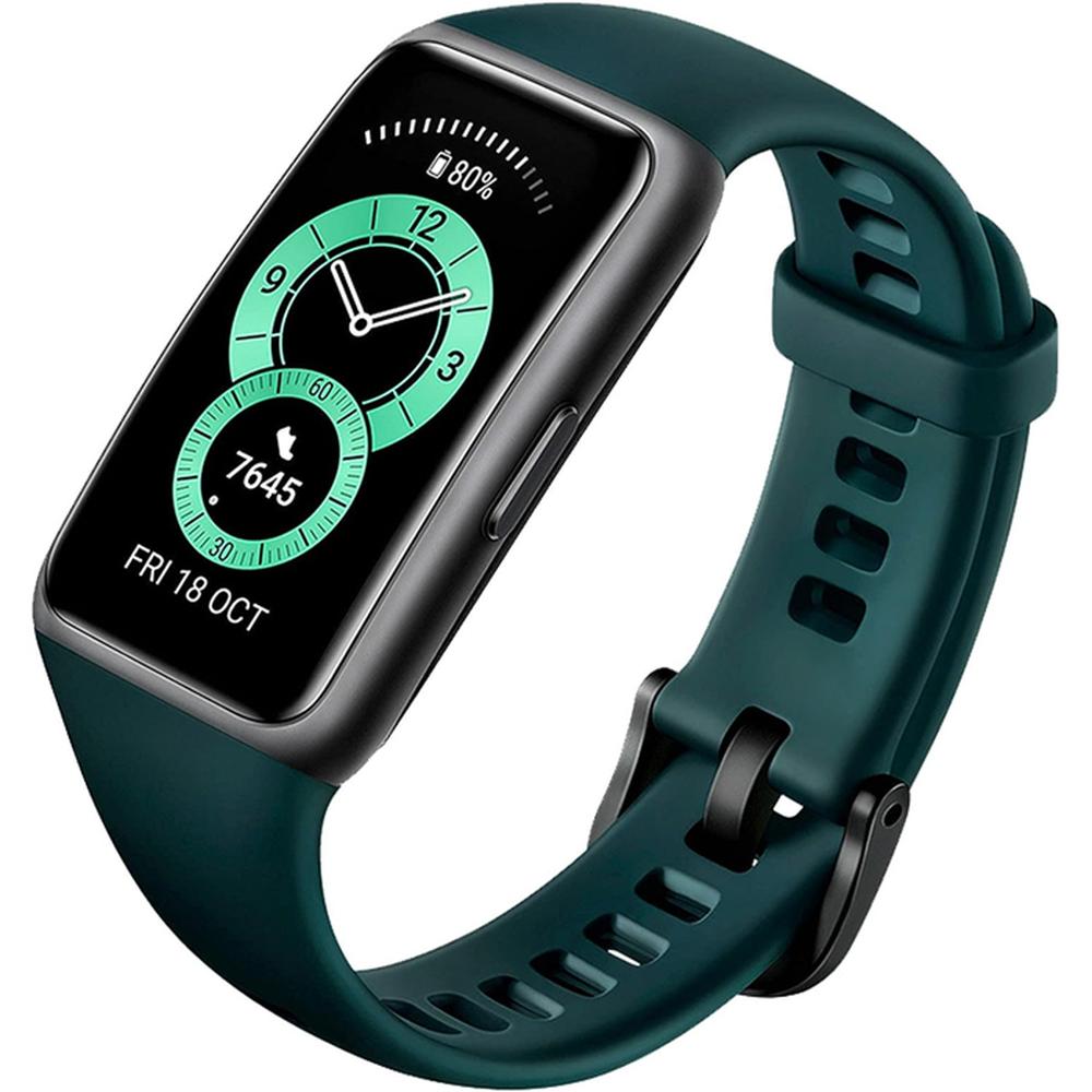 Foto 6 pulgar | Smartband Huawei FRA-B19 Verde Band 6 Spo2 Amoled 1.4