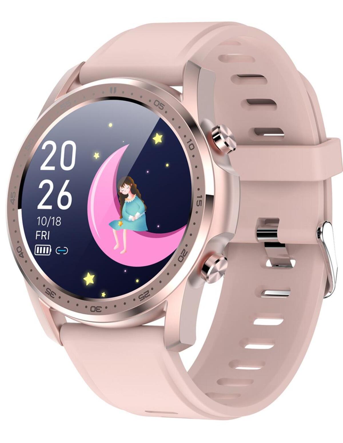 Foto 1 | Smartwatch Fralugio Mod Youth 2 Rosa de Lujo HD