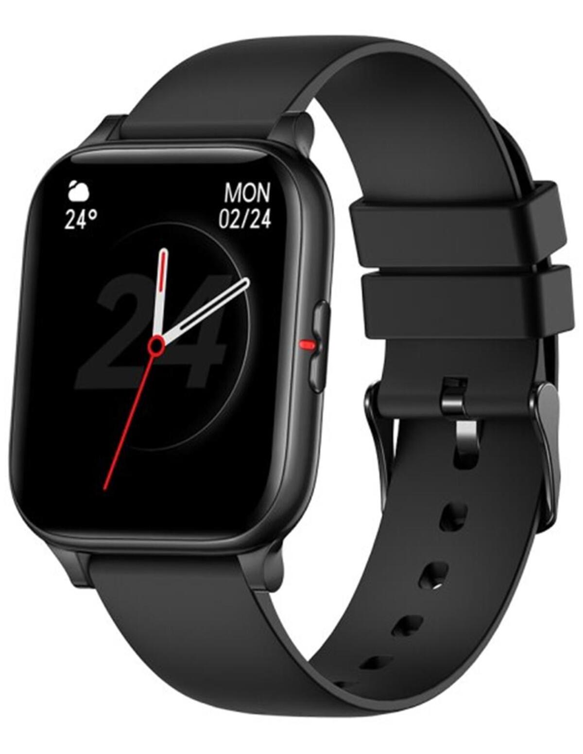 Foto 3 | Smartwatch Fralugio SW6 Negro Notificaciones de Redes Sociales