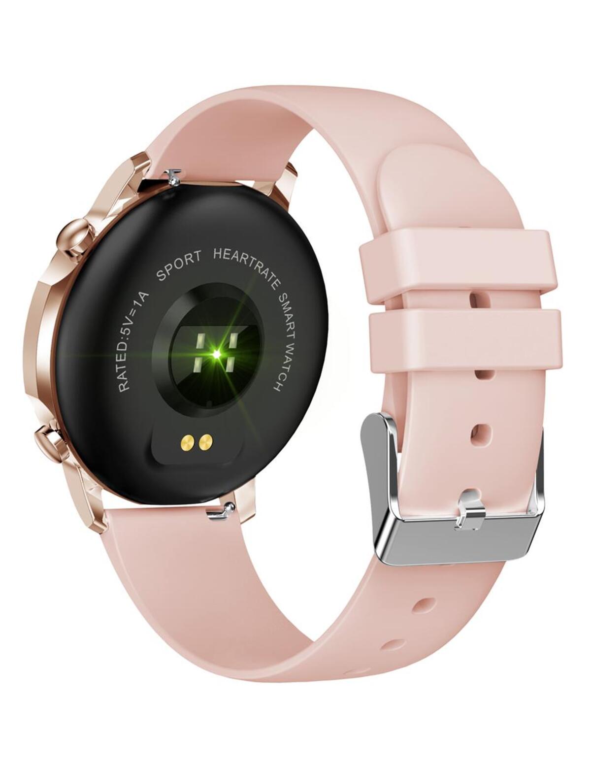 Foto 6 pulgar | Smartwatch Fralugio V23 Rosa Full Touch HD