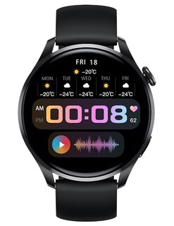 Foto 4 | Smartwatch Fralugio GT3 Negro Round Monitores de Ejercicio