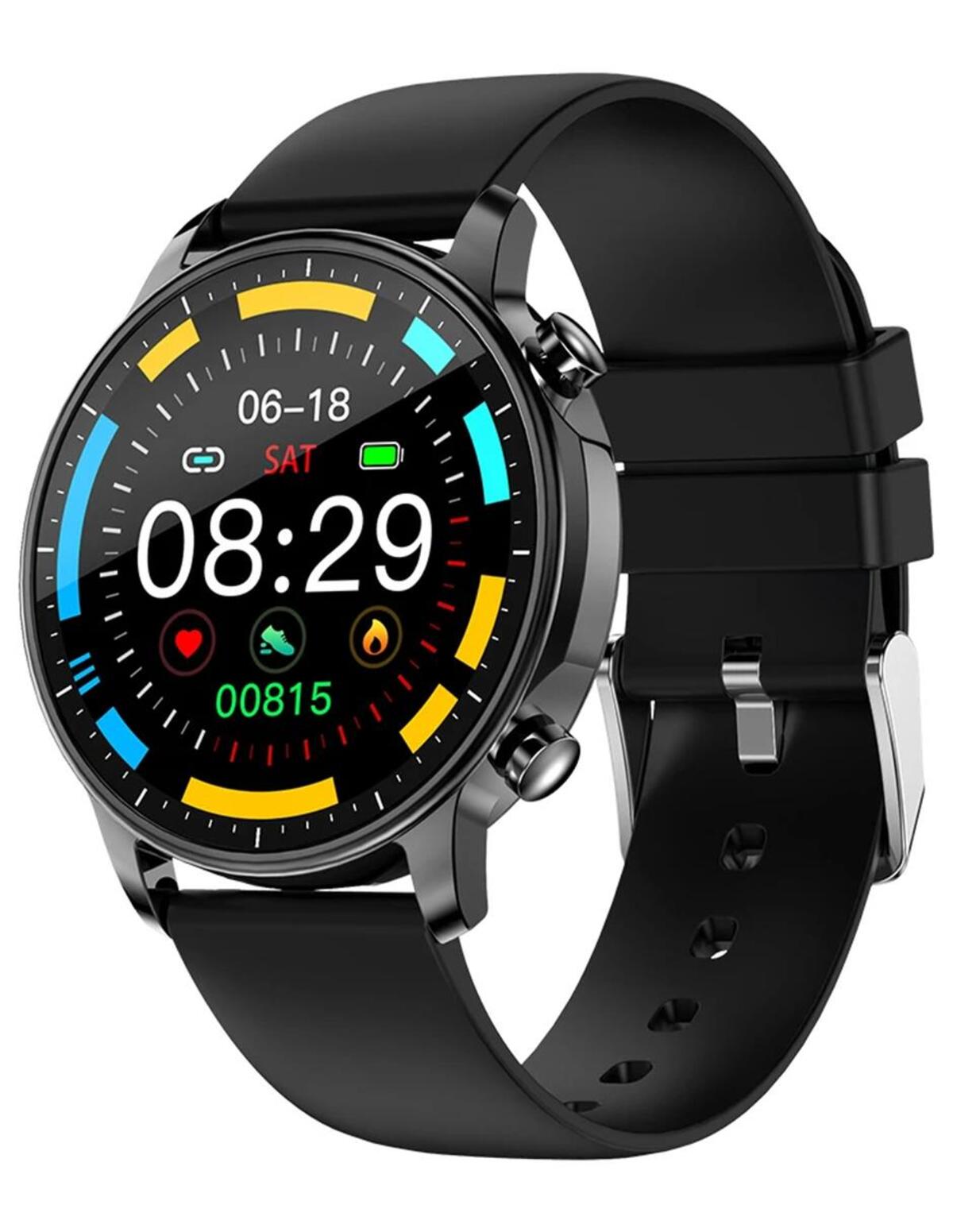 Foto 2 pulgar | Smartwatch Fralugio V23 Negro Full Touch HD