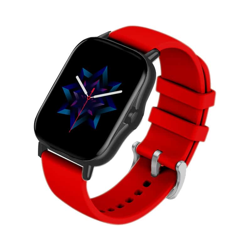 Foto 2 pulgar | Reloj Inteligente Smartwatch Necnon 1.69 Touch Ip67 Bt Android E Ios Nsw-02 Rojo