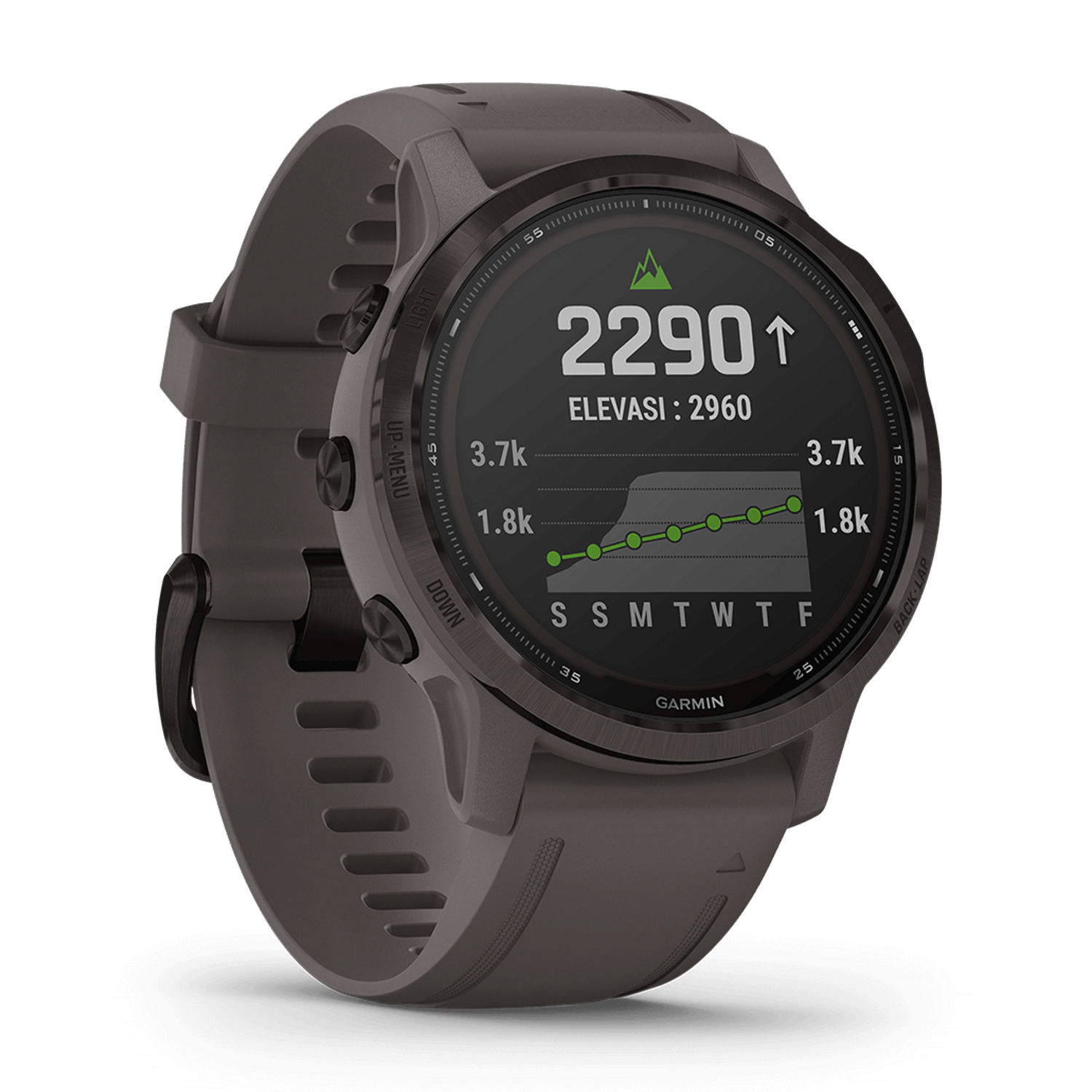 Foto 4 pulgar | Smartwatch Garmin 010-02409-17 Gris Watch Fenix 6S Pro Solar