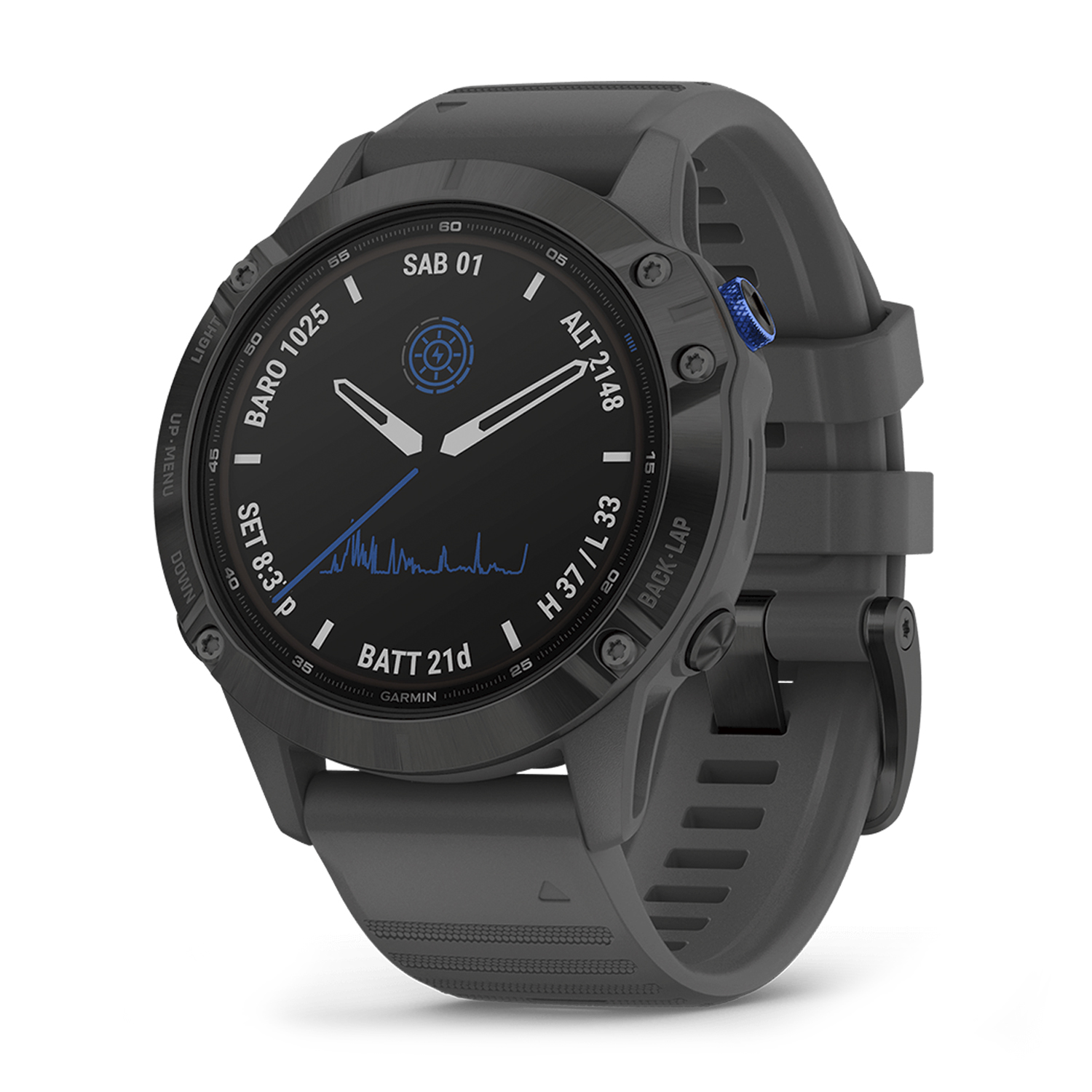 Foto 2 pulgar | Smartwatch Garmin Watch Fenix 6 Pro Solar Negro