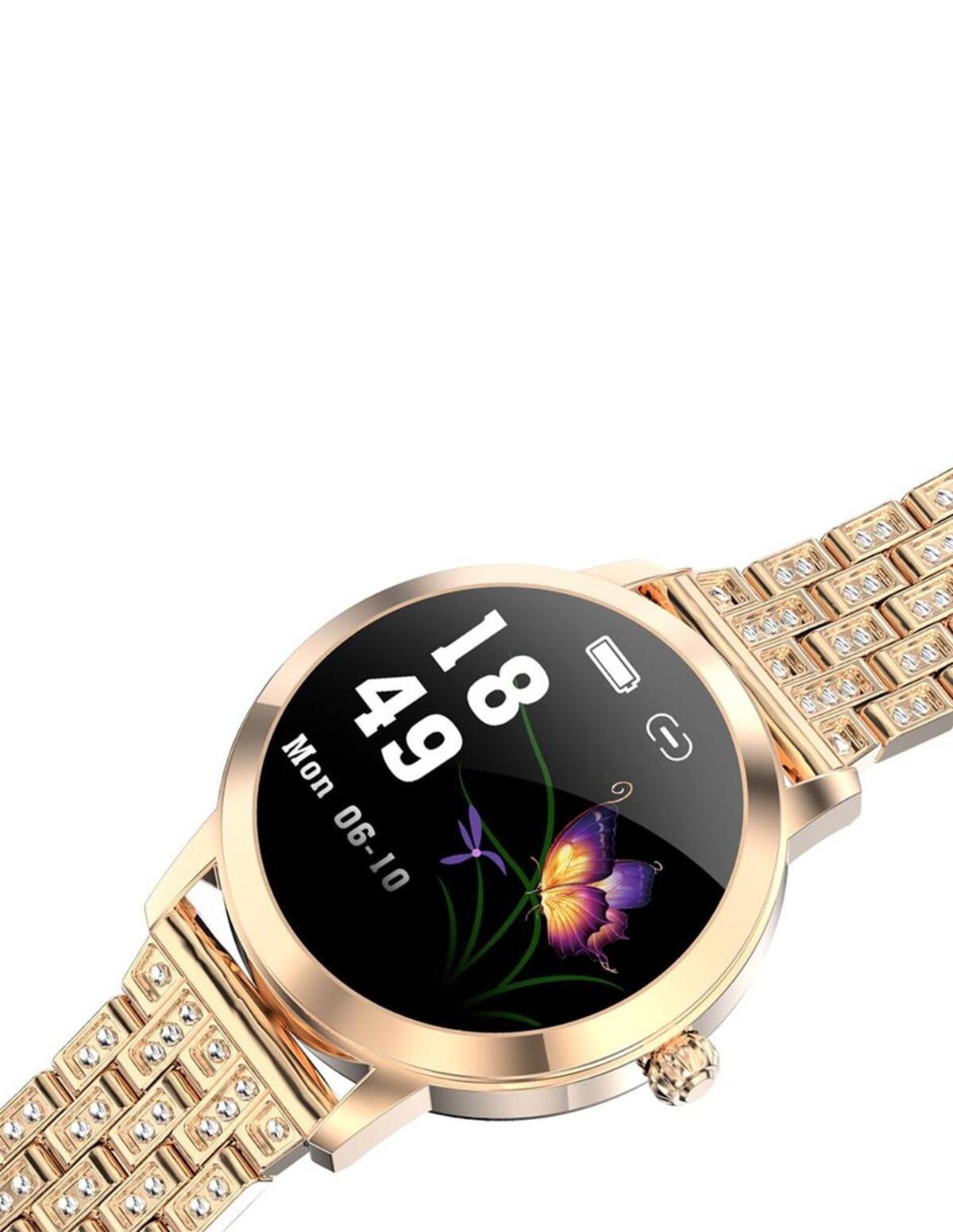 Foto 5 | Smartwatch Fralugio LW10 Dorado