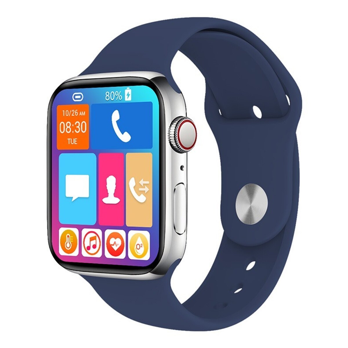 Smartwatch Fralugio BCD-2 Azul Notificaciones de Redes Sociales