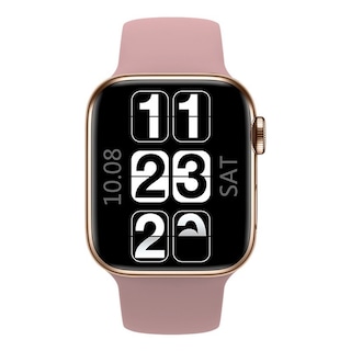 Foto 3 | Smartwatch Fralugio BCD2 Rosa Notificaciones de Redes Sociales