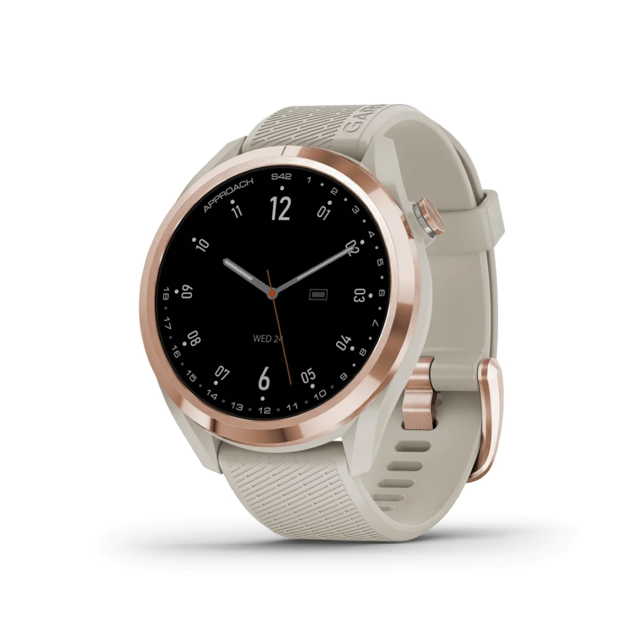 Approach S42 Gps Golf Watch With Rose Gold Finish Garmin