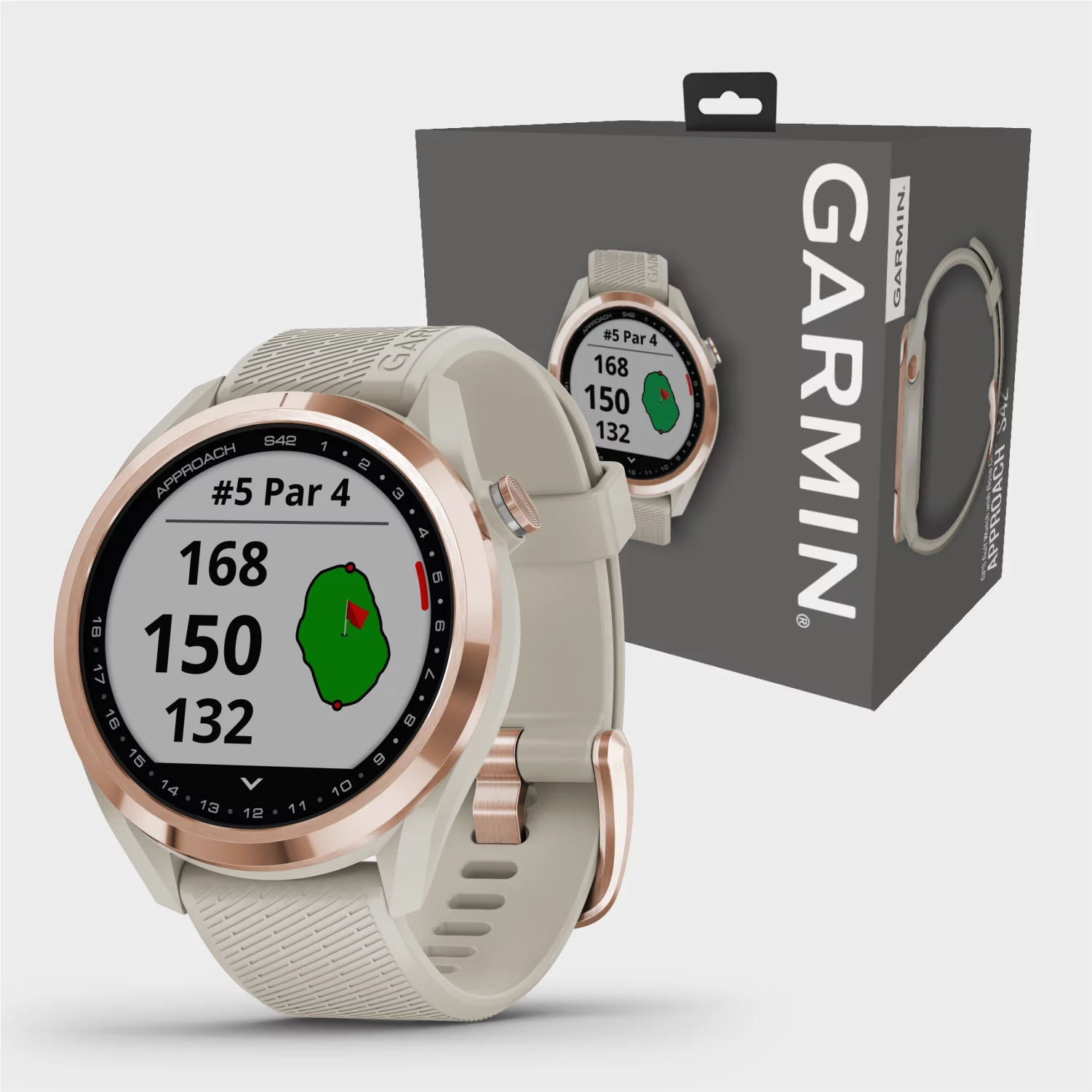 Foto 4 pulgar | Approach S42 Gps Golf Watch With Rose Gold Finish Garmin