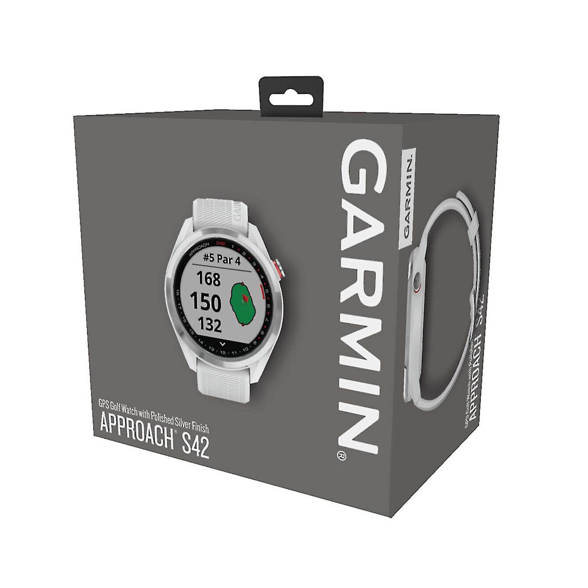 Foto 2 pulgar | Approach S42 Gps Golf Watch With Polished Silver Finish