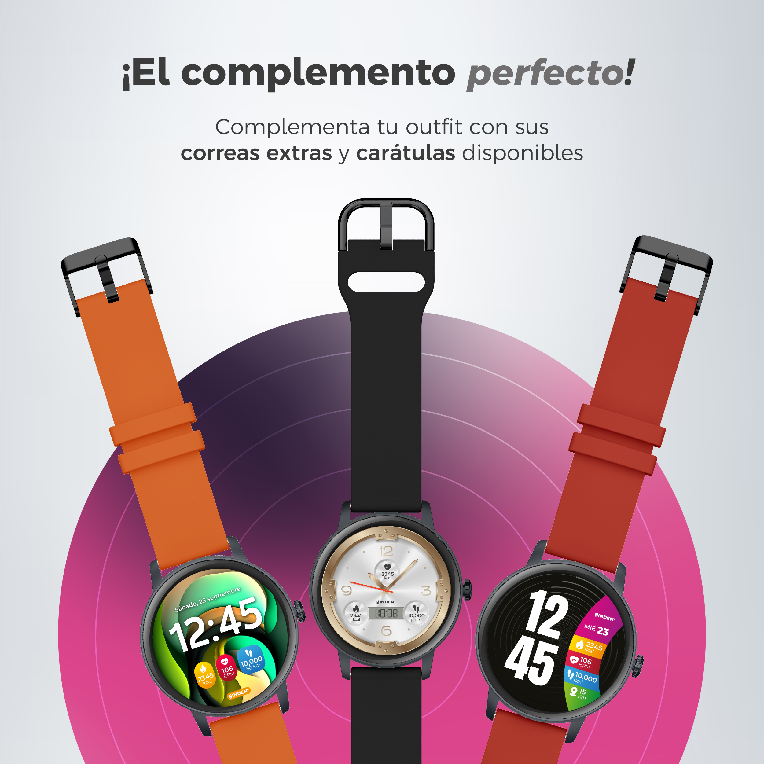 Foto 5 pulgar | Smartwatch Binden Era One Lite color Negro