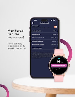 Foto 5 | Smartwatch Binden Era One Lite color Rosa