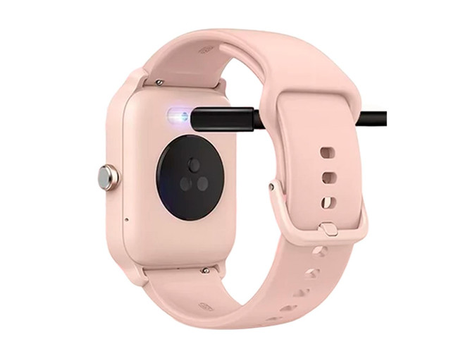 Foto 3 pulgar | Smartwatch 1.8 Frutivegie color Rosa Compatible Alexa