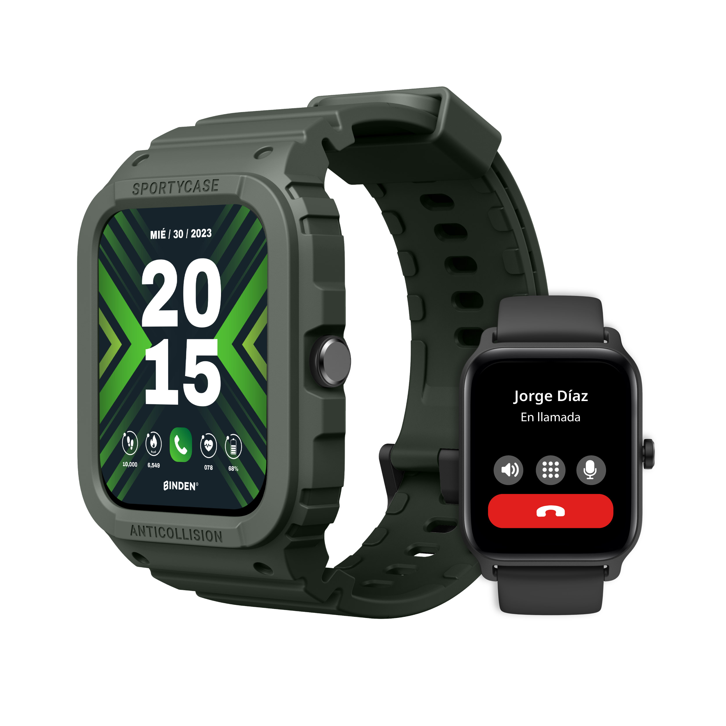 Foto 3 pulgar | Smartwatch Binden Era Xtream X1  Verde